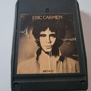Vintage Arista Eric Carmen 8 Track Tape Album 83014057 Black Cartridge
